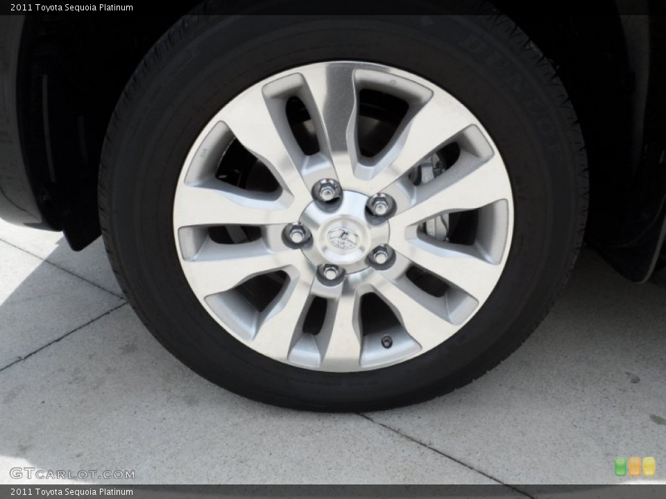 2011 Toyota Sequoia Platinum Wheel and Tire Photo #50809785