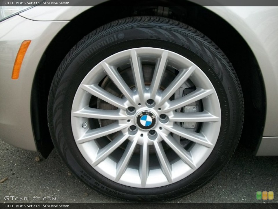 2011 BMW 5 Series 535i xDrive Sedan Wheel and Tire Photo #50810130