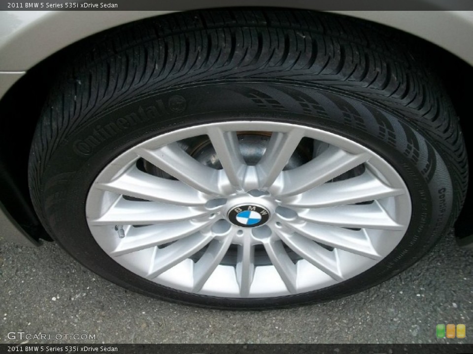 2011 BMW 5 Series 535i xDrive Sedan Wheel and Tire Photo #50810160