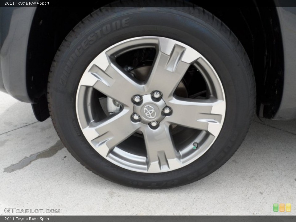 2011 Toyota RAV4 Sport Wheel and Tire Photo #50811546