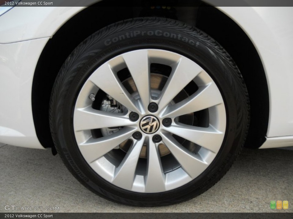 2012 Volkswagen CC Sport Wheel and Tire Photo #50812131
