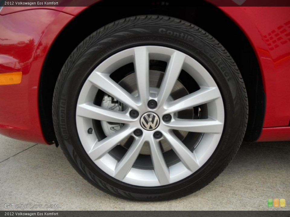 2012 Volkswagen Eos Komfort Wheel and Tire Photo #50812539