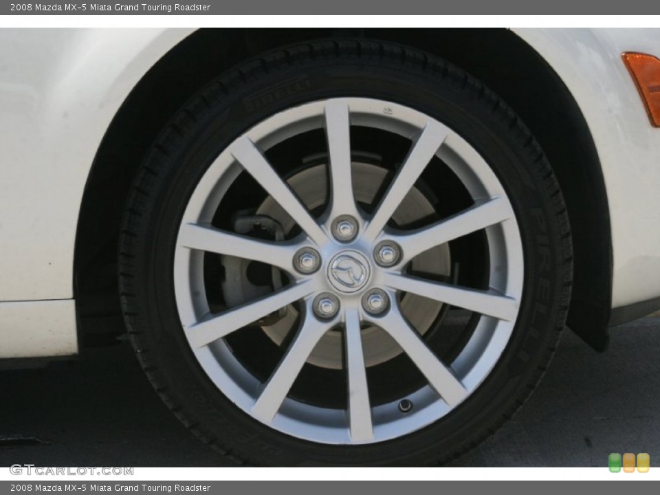 2008 Mazda MX-5 Miata Grand Touring Roadster Wheel and Tire Photo #50819589