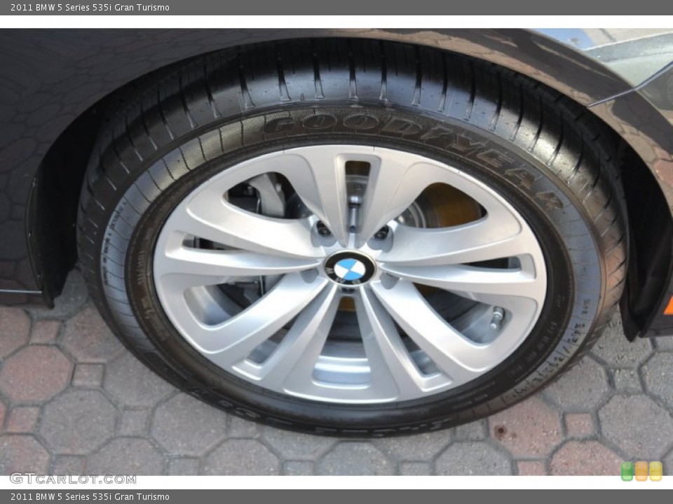 2011 BMW 5 Series 535i Gran Turismo Wheel and Tire Photo #50821497