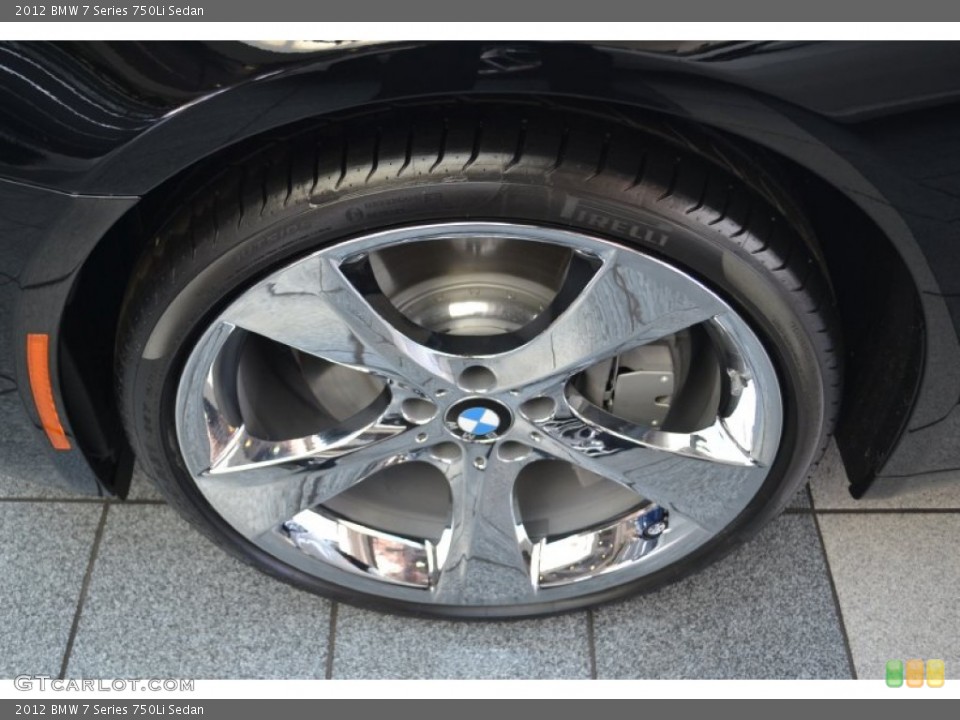 2012 BMW 7 Series 750Li Sedan Wheel and Tire Photo #50821854