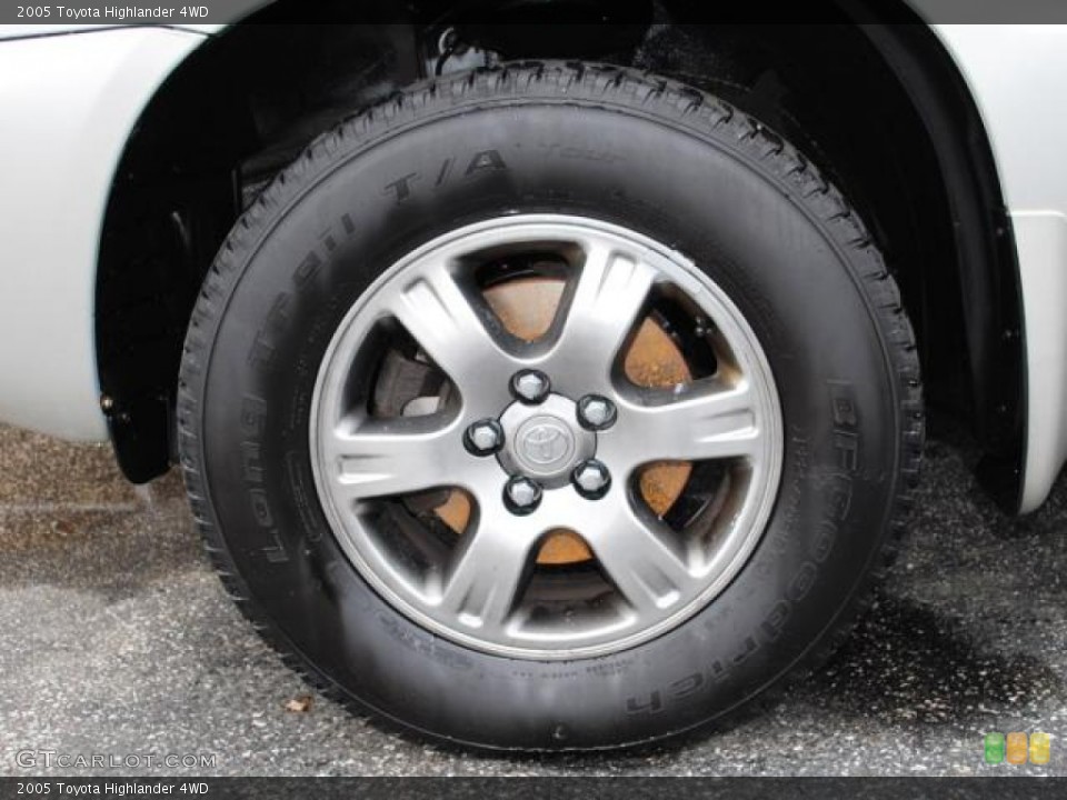 2005 Toyota Highlander Wheels and Tires