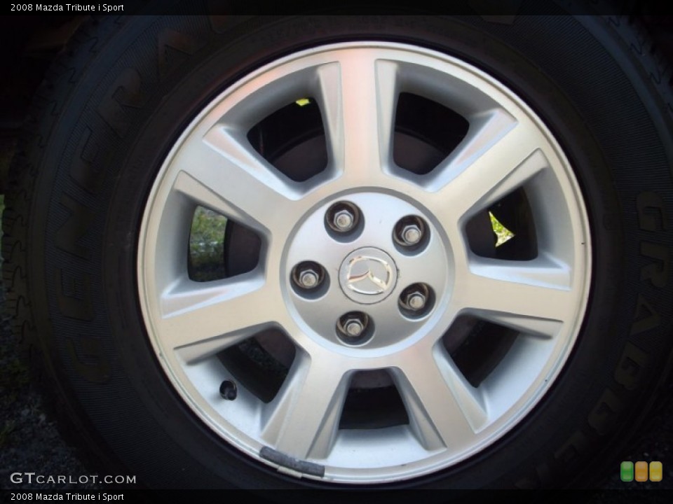 2008 Mazda Tribute i Sport Wheel and Tire Photo #50834136