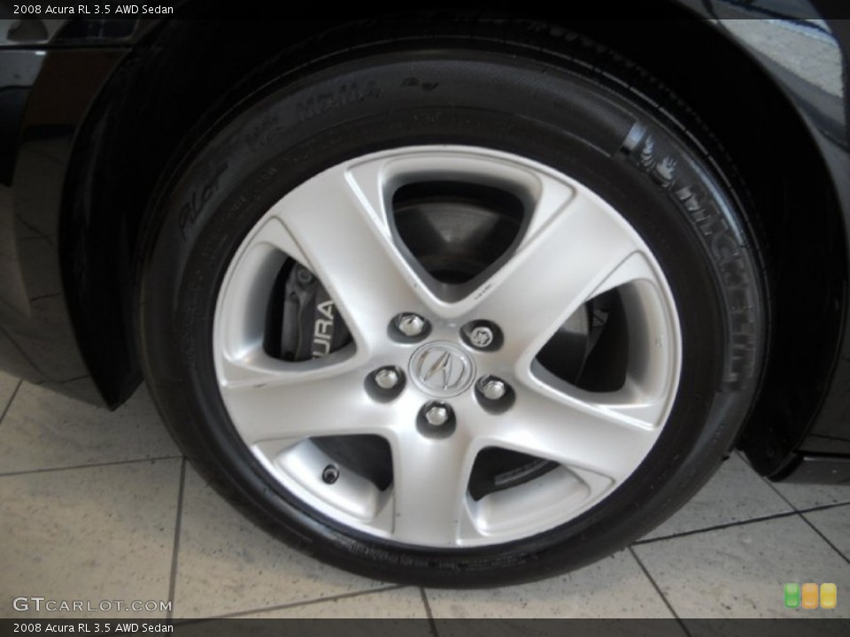 2008 Acura RL 3.5 AWD Sedan Wheel and Tire Photo #50839242