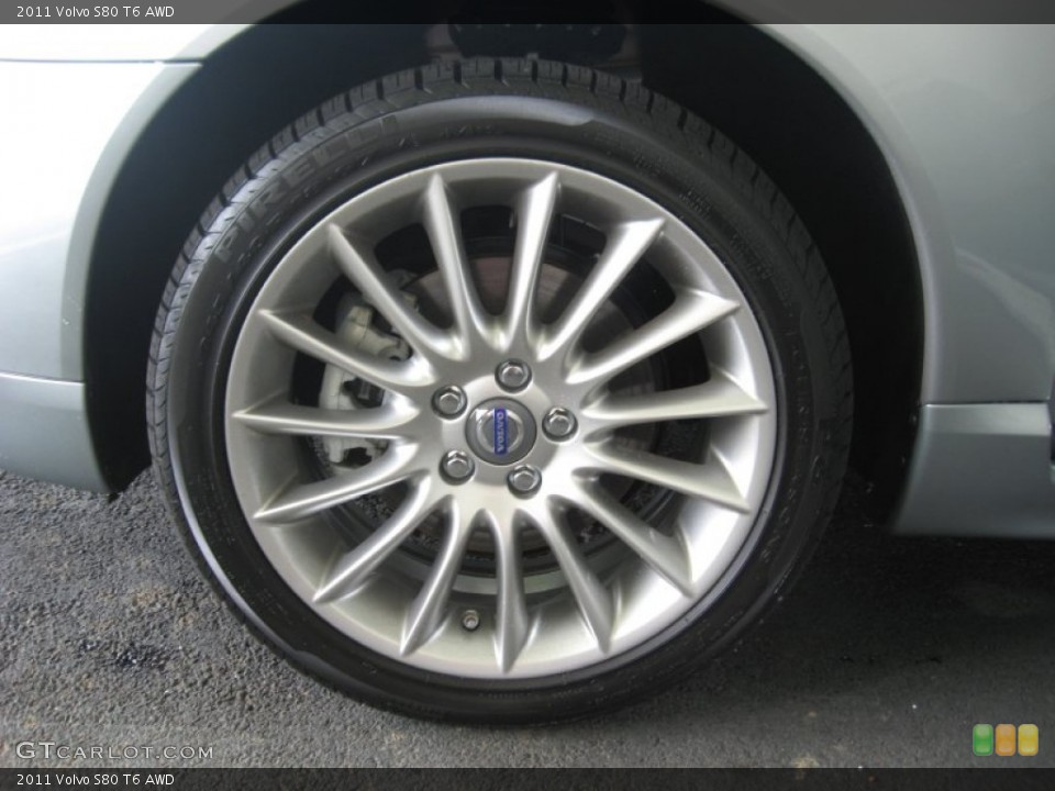 2011 Volvo S80 T6 AWD Wheel and Tire Photo #50841791