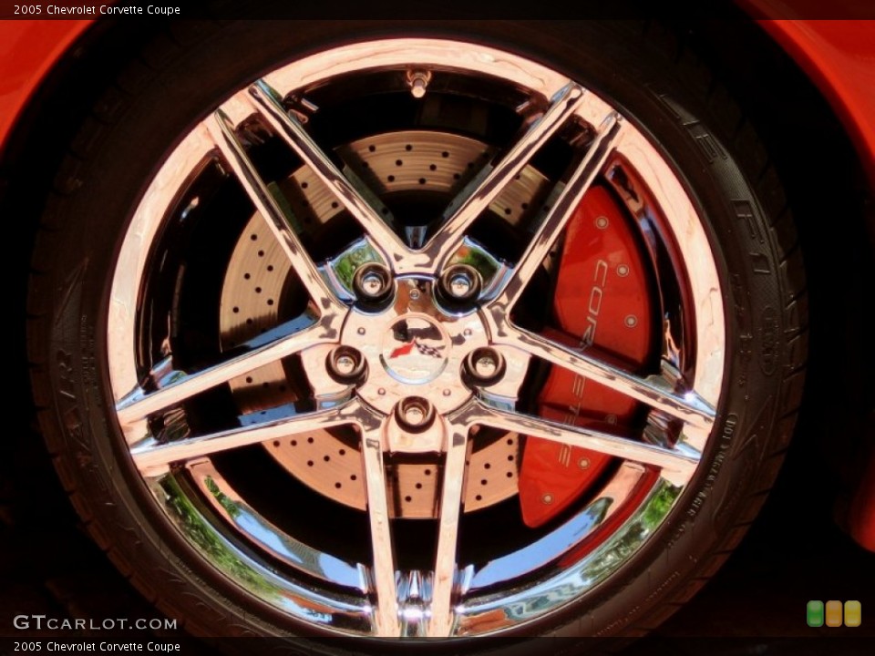 2005 Chevrolet Corvette Coupe Wheel and Tire Photo #50842473