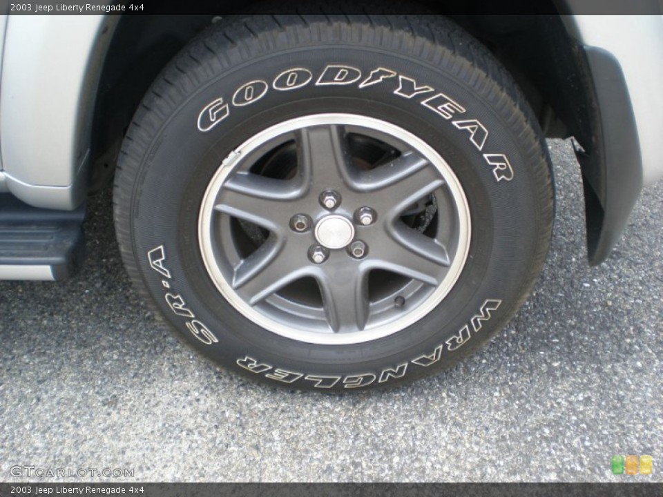 2003 Jeep Liberty Renegade 4x4 Wheel and Tire Photo #50845299