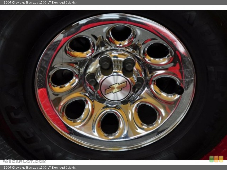 2006 Chevrolet Silverado 1500 LT Extended Cab 4x4 Wheel and Tire Photo #50846506