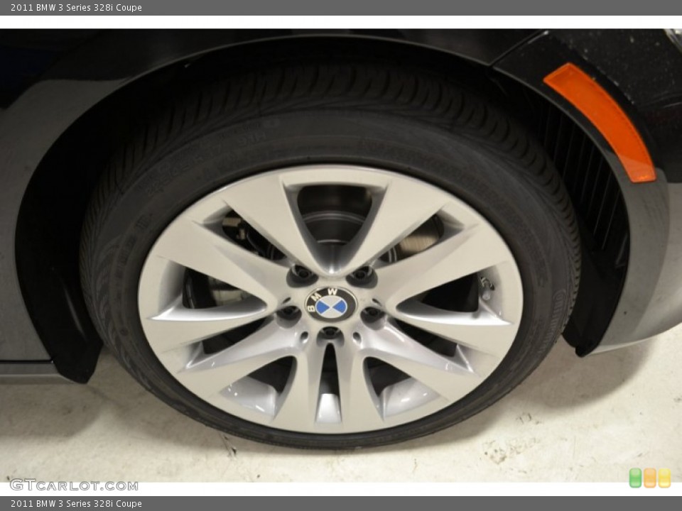 2011 BMW 3 Series 328i Coupe Wheel and Tire Photo #50852626