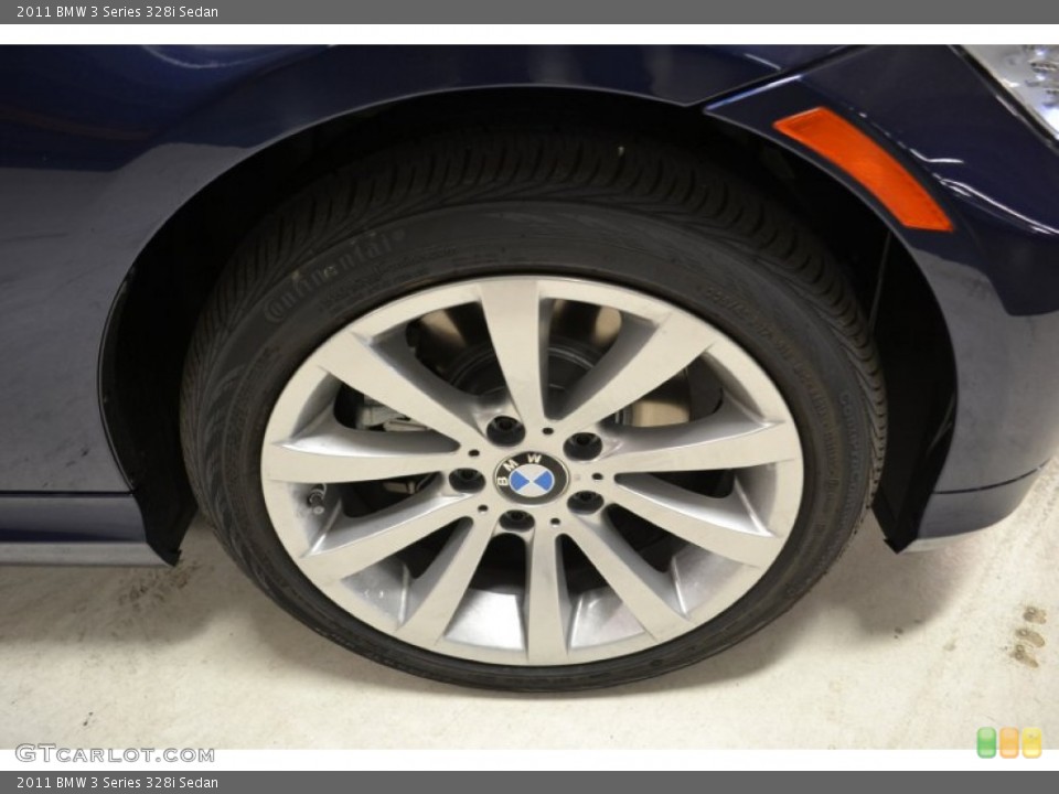 2011 BMW 3 Series 328i Sedan Wheel and Tire Photo #50854954