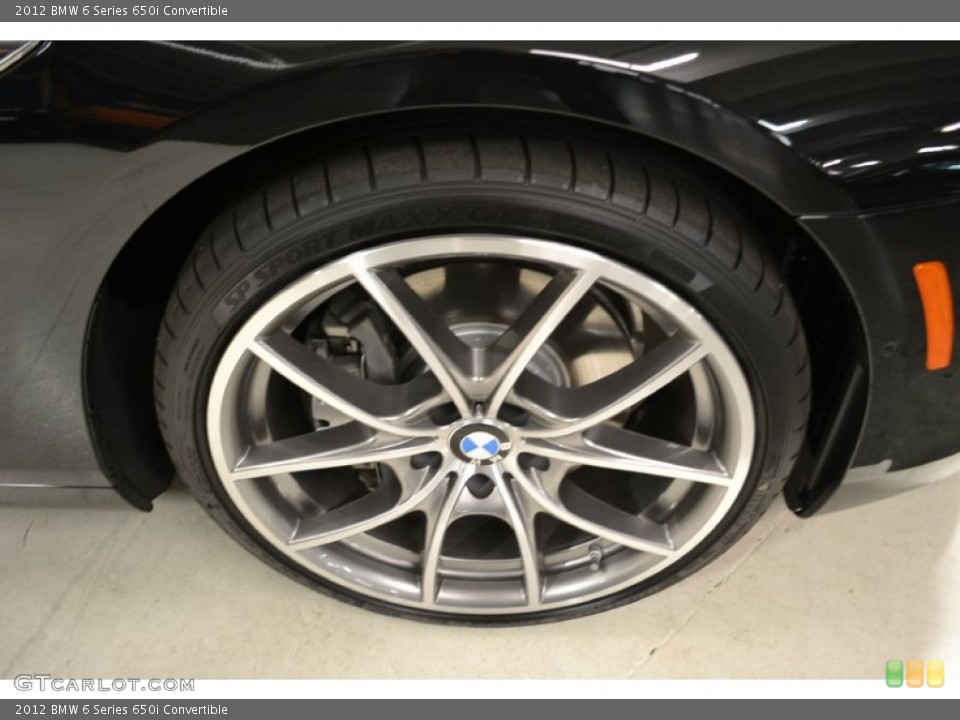 2012 BMW 6 Series 650i Convertible Wheel and Tire Photo #50855230