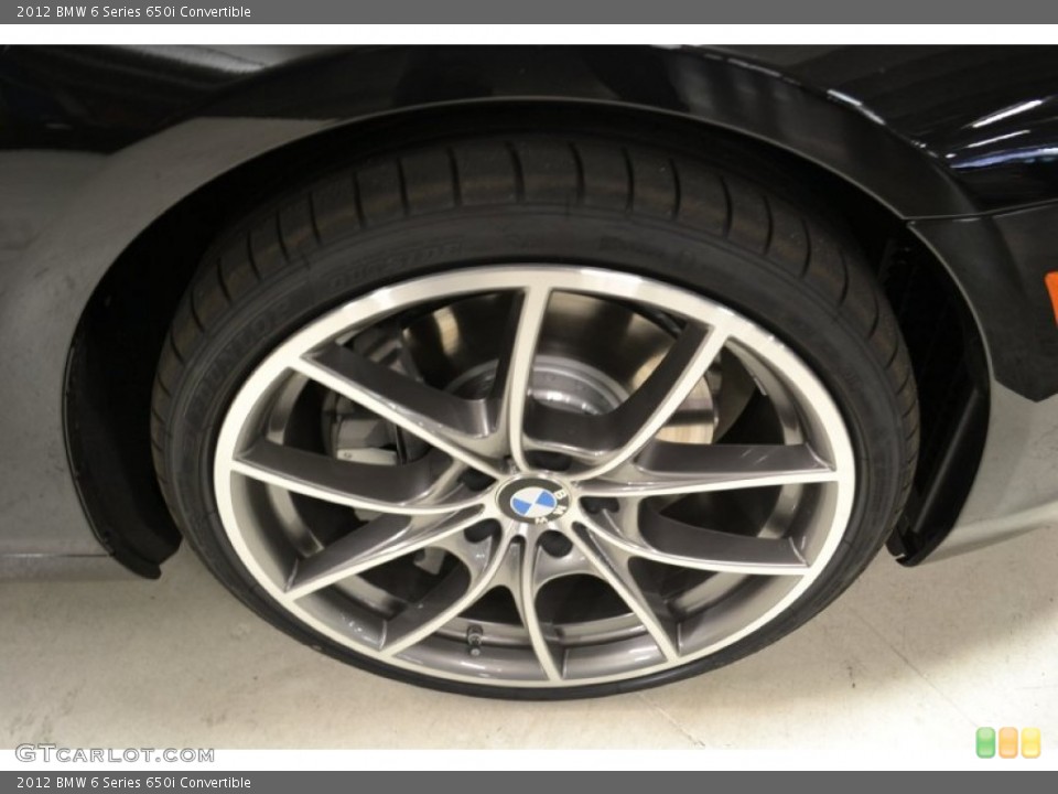 2012 BMW 6 Series 650i Convertible Wheel and Tire Photo #50855512