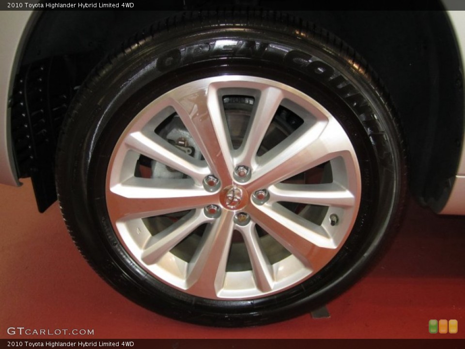 2010 Toyota Highlander Hybrid Limited 4WD Wheel and Tire Photo #50859178