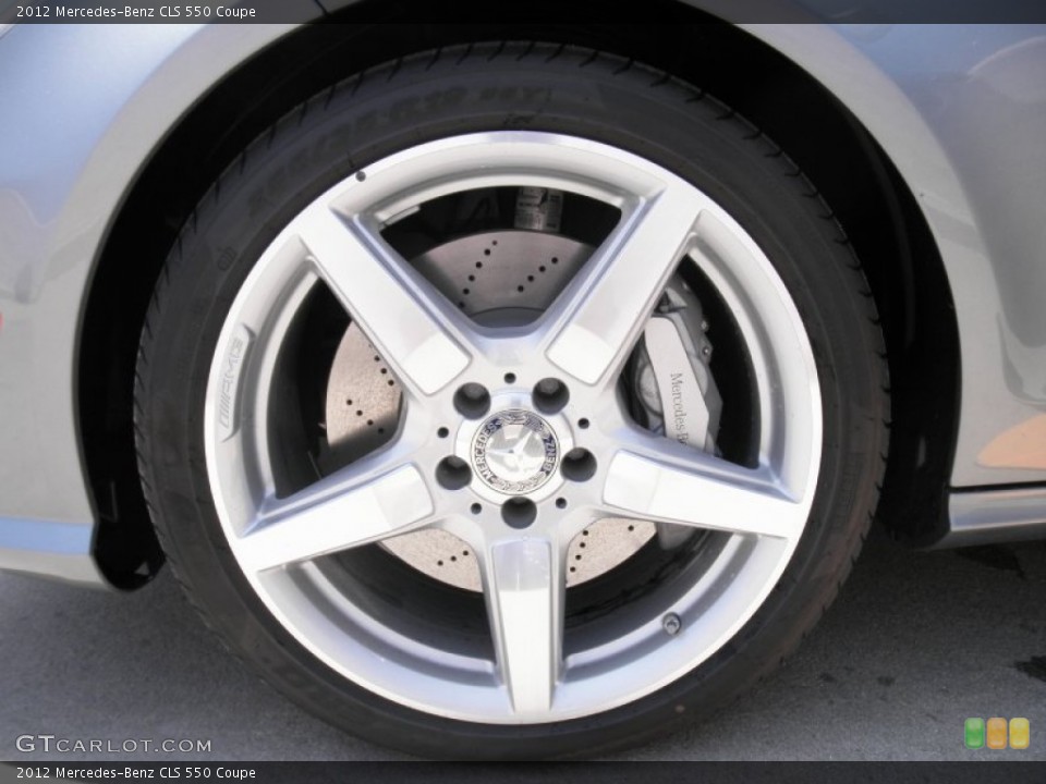 2012 Mercedes-Benz CLS 550 Coupe Wheel and Tire Photo #50859643