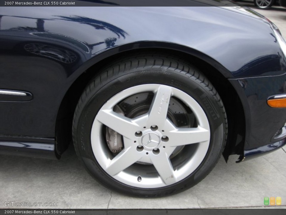 2007 Mercedes-Benz CLK 550 Cabriolet Wheel and Tire Photo #50859955