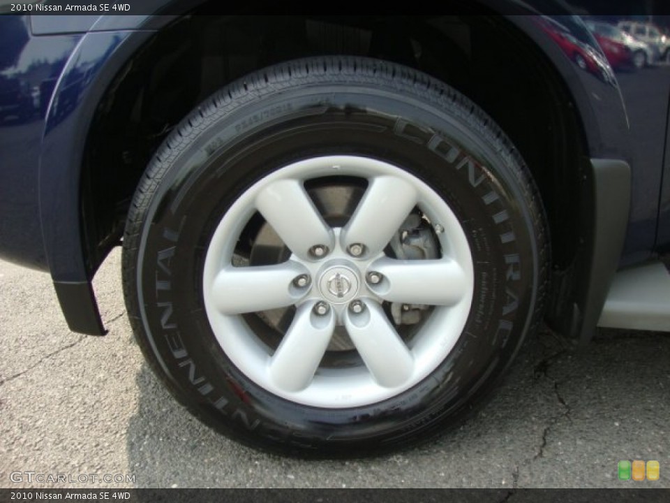 2010 Nissan Armada SE 4WD Wheel and Tire Photo #50860786