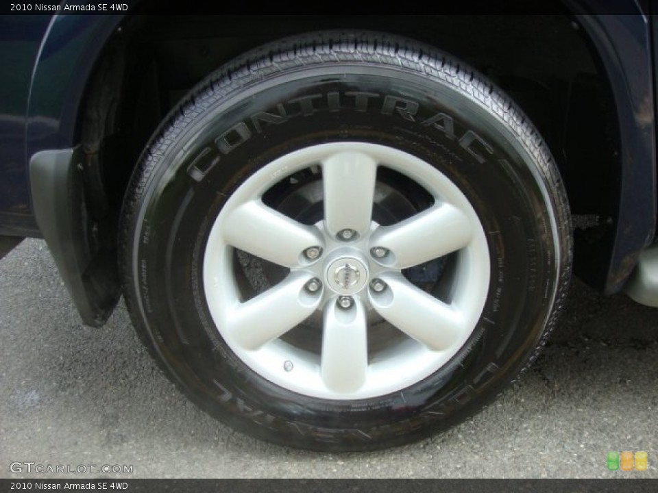 2010 Nissan Armada SE 4WD Wheel and Tire Photo #50860795
