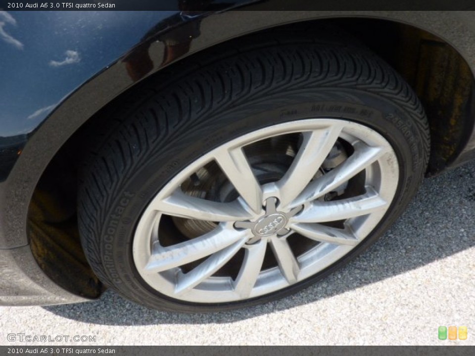 2010 Audi A6 3.0 TFSI quattro Sedan Wheel and Tire Photo #50862475