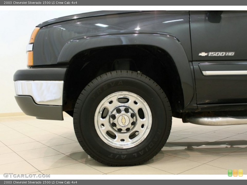2003 Chevrolet Silverado 1500 LS Crew Cab 4x4 Wheel and Tire Photo #50867464
