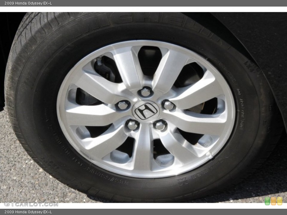 2009 Honda Odyssey EX-L Wheel and Tire Photo #50873836