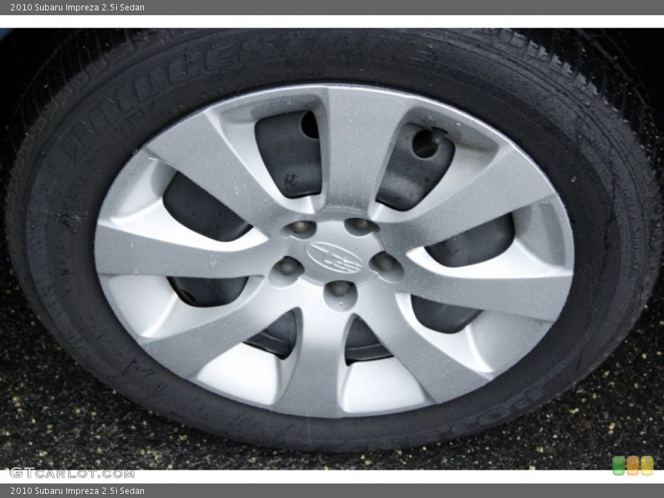 2010 Subaru Impreza 2.5i Sedan Wheel and Tire Photo #50874544