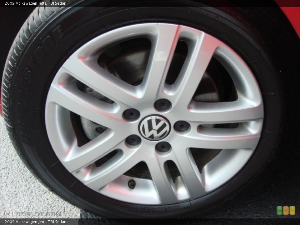 2009 Volkswagen Jetta TDI Sedan Wheel and Tire Photo #50877976