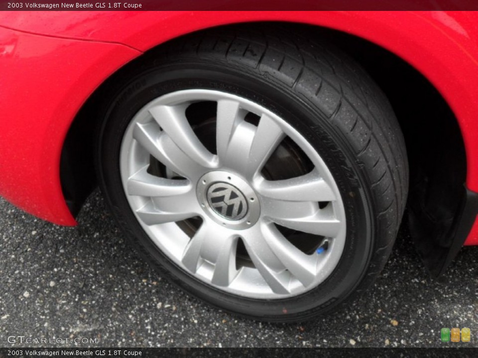 2003 Volkswagen New Beetle GLS 1.8T Coupe Wheel and Tire Photo #50878567
