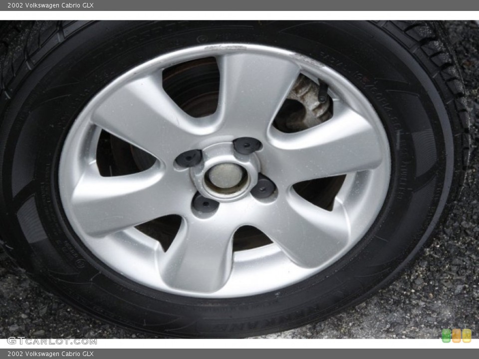 2002 Volkswagen Cabrio GLX Wheel and Tire Photo #50879131