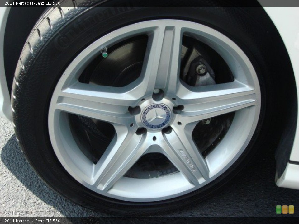 2011 Mercedes-Benz CLS 550 Wheel and Tire Photo #50881669