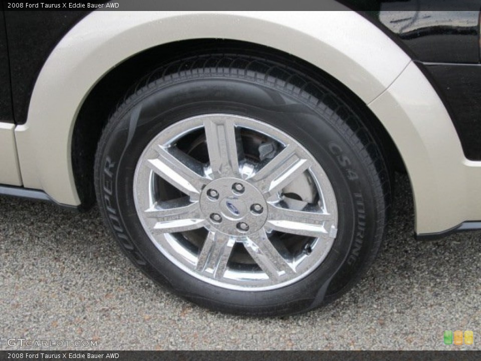 2008 Ford Taurus X Eddie Bauer AWD Wheel and Tire Photo #50882197