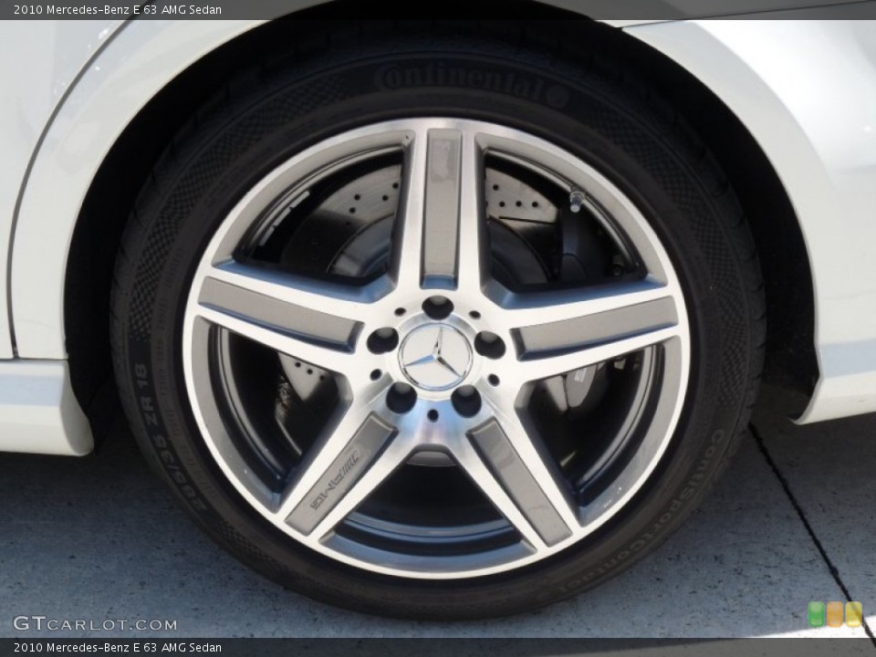 2010 Mercedes-Benz E 63 AMG Sedan Wheel and Tire Photo #50883139