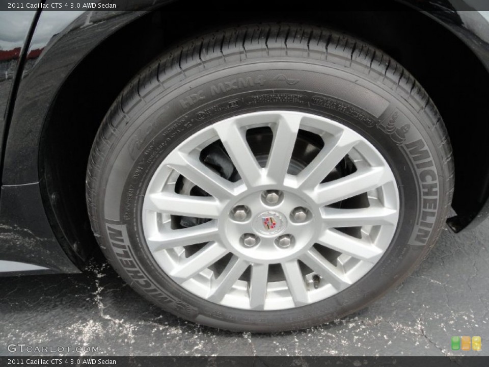 2011 Cadillac CTS 4 3.0 AWD Sedan Wheel and Tire Photo #50884690