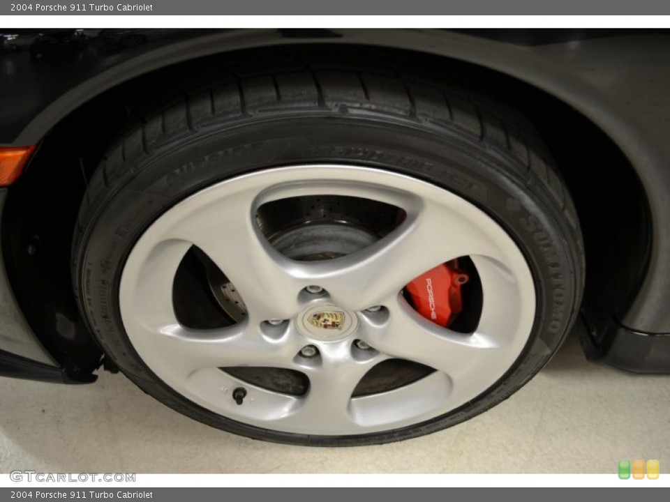 2004 Porsche 911 Turbo Cabriolet Wheel and Tire Photo #50885210