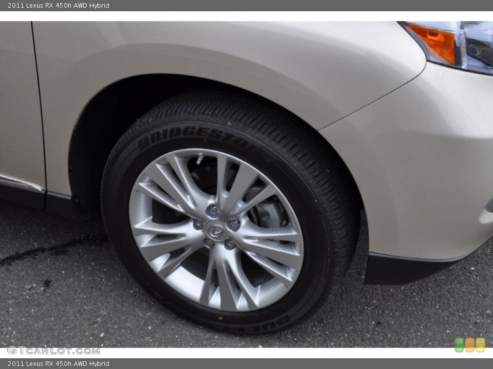 2011 Lexus RX 450h AWD Hybrid Wheel and Tire Photo #50887183