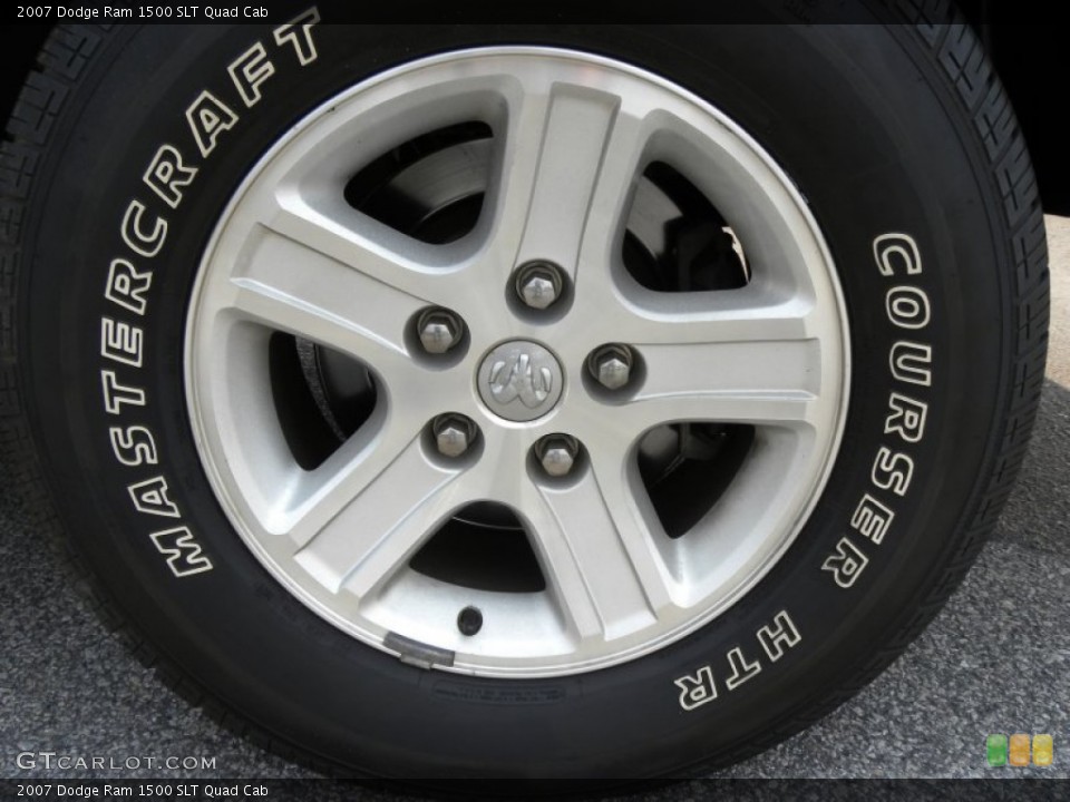 2007 Dodge Ram 1500 SLT Quad Cab Wheel and Tire Photo #50887990