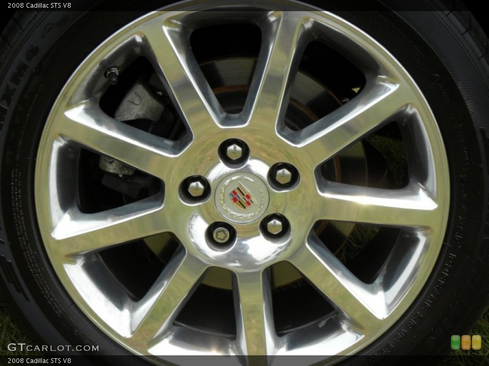 2008 Cadillac STS V8 Wheel and Tire Photo #50894242