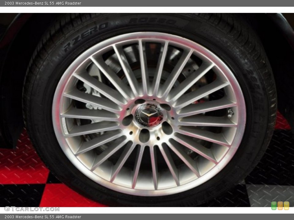 2003 Mercedes-Benz SL 55 AMG Roadster Wheel and Tire Photo #50895133