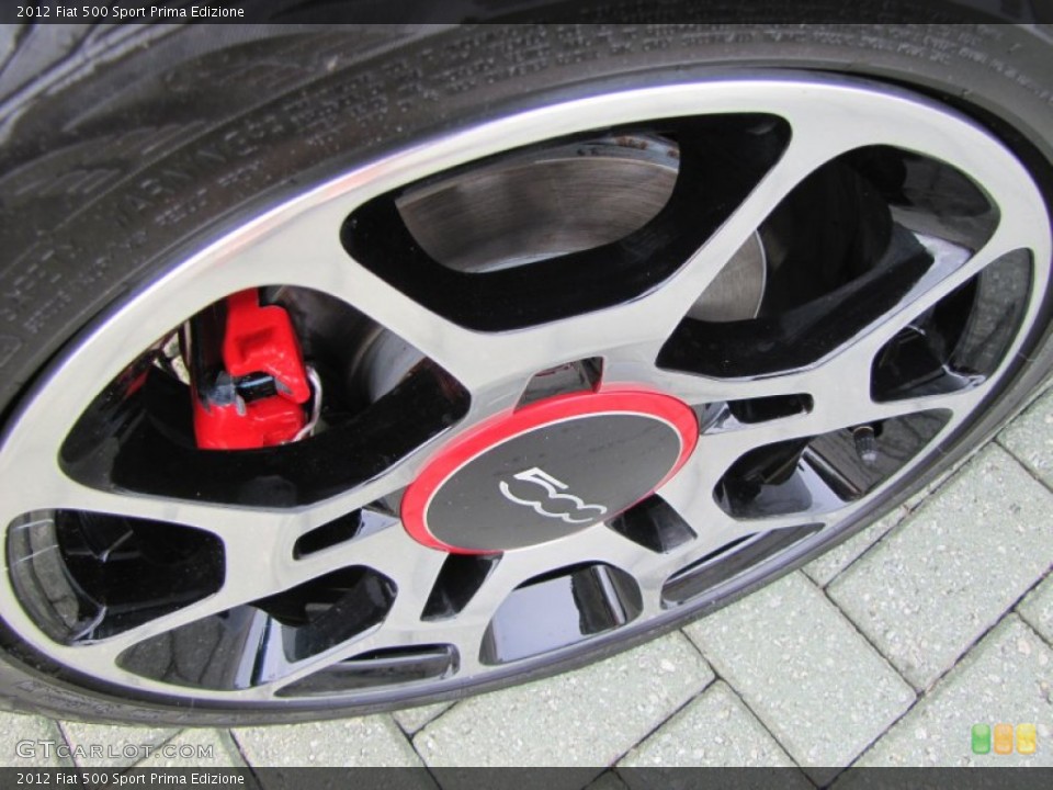 2012 Fiat 500 Sport Prima Edizione Wheel and Tire Photo #50897209