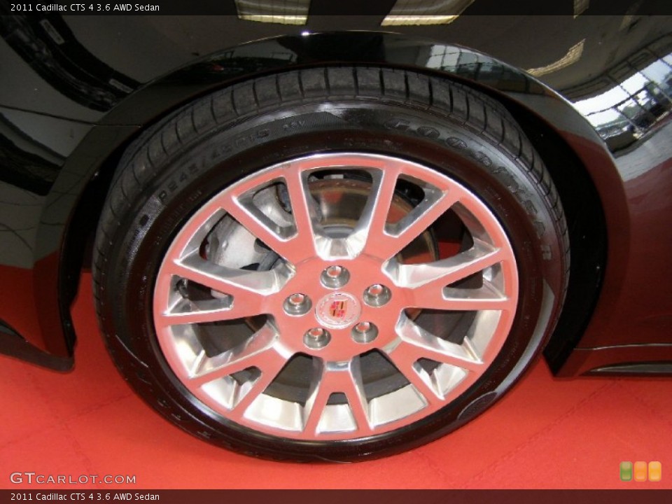 2011 Cadillac CTS 4 3.6 AWD Sedan Wheel and Tire Photo #50897389