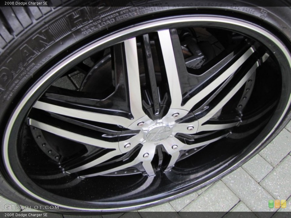 2008 Dodge Charger Custom Wheel and Tire Photo #50898457