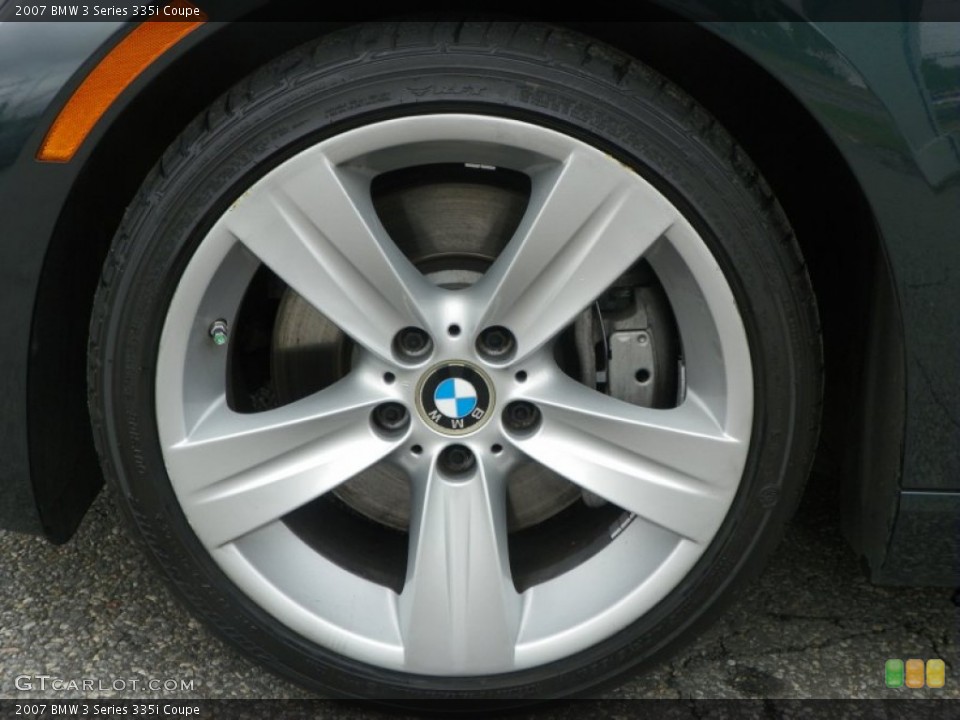 2007 BMW 3 Series 335i Coupe Wheel and Tire Photo #50902240
