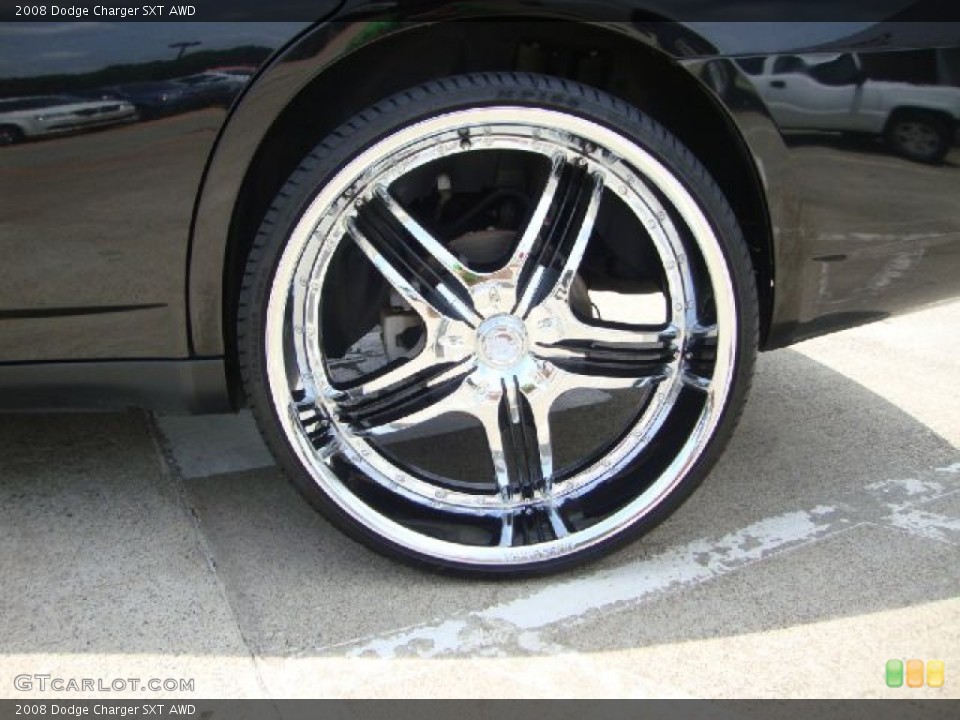 2008 Dodge Charger Custom Wheel and Tire Photo #50909104