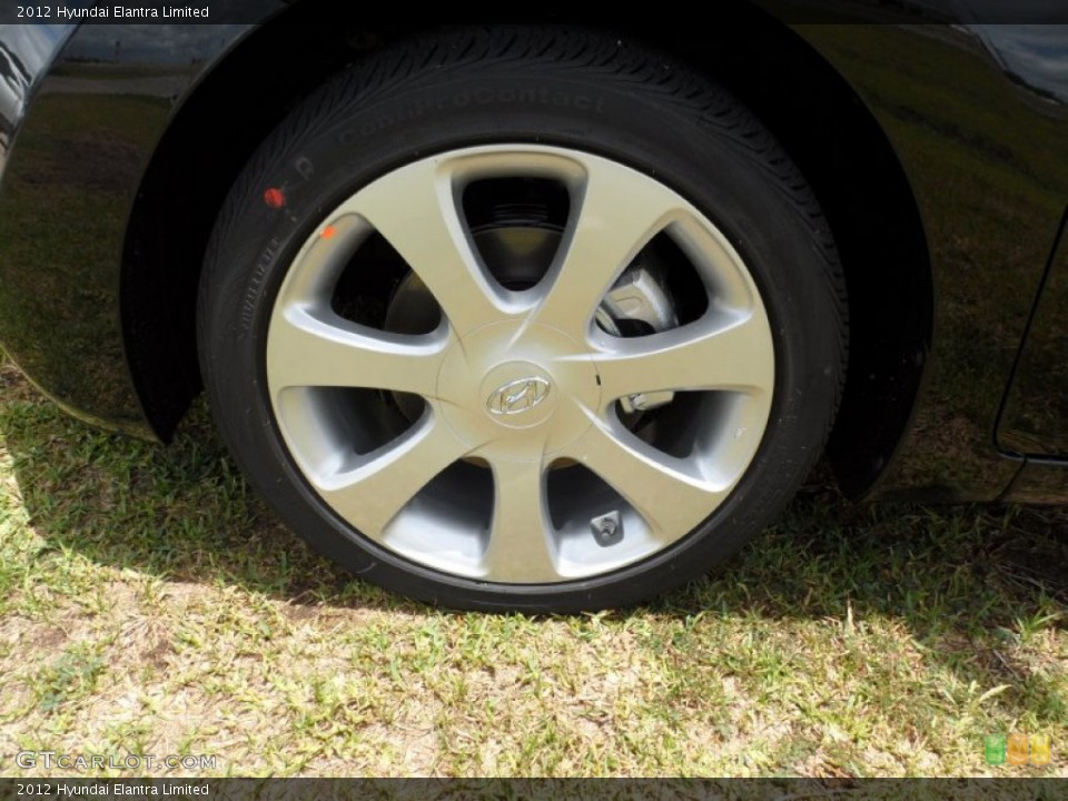 2012 Hyundai Elantra Limited Wheel and Tire Photo #50910310