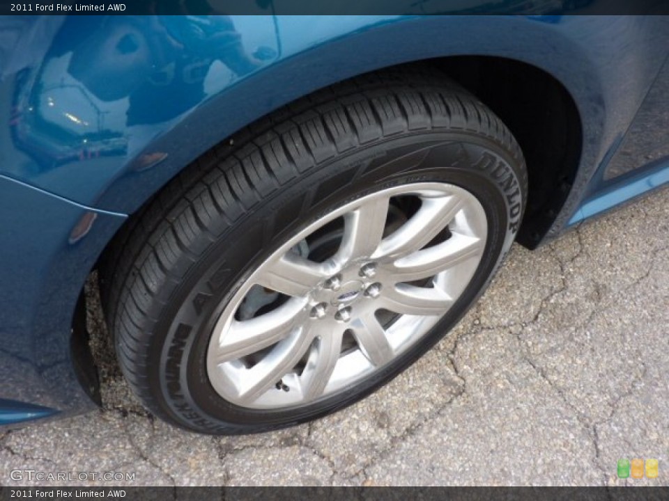 2011 Ford Flex Limited AWD Wheel and Tire Photo #50912862