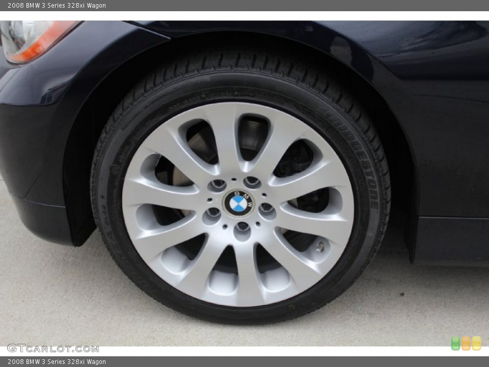 2008 BMW 3 Series 328xi Wagon Wheel and Tire Photo #50914878