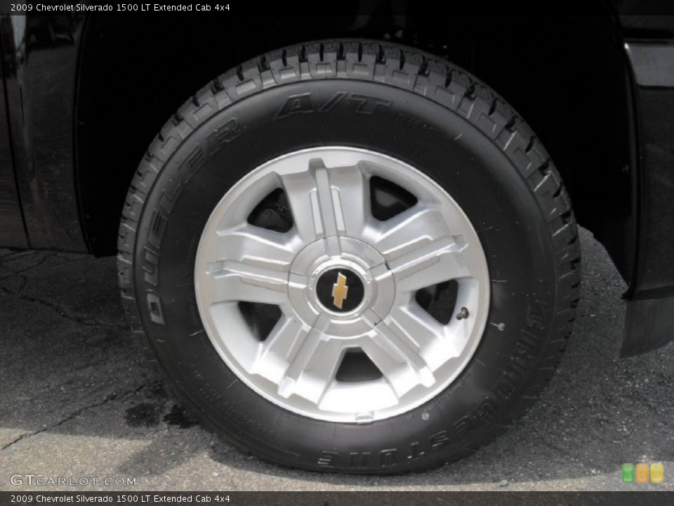 2009 Chevrolet Silverado 1500 LT Extended Cab 4x4 Wheel and Tire Photo #50921508